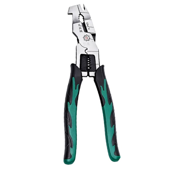 ZZERHUOO Rubber Fist Clamp Functional Pliers: Your For Precision And Ease Heavy Duty Interchangeable Wire Stripper Crimping Cutter Portable Electrician(1pc)