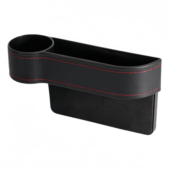 ZZERHUOO Seat Filler Front Seat Locker With Cup Holder Console Side Extra Storage Seat Side Storage Passenger Side And Driver Side. Car Seat Storage Bag Organizer Cargo Organizer for Gear Panel Cover