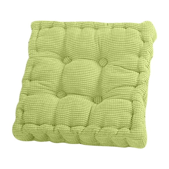 ZZERHUOO Square Corn Filling Cushion For Seat And Back Support Pure Color Soft Brushed Fabric Home Comfort Bleacher Pads Cushions Memory Foam Car Seat Cover Gel Memory Foam Wheelchair Seat Cushion