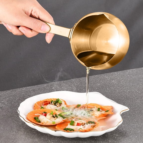 ZZERHUOO Stainless Steel Butter Warmer 600 Ml Coffee/milk Warmer Mini Saucepan Egg Pan Chocolate Melter Ideal For Seafood Butter Warmers Suitable For Induction And Stoves 20.2oz Cooking Utensils Set