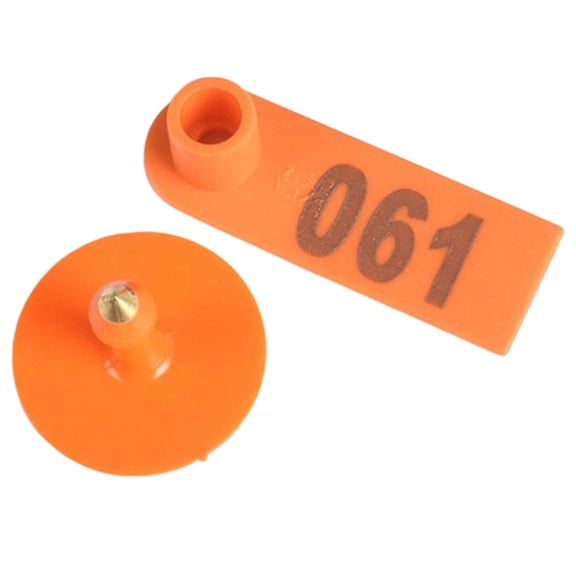 ZZERHUOO Sunny Skies And Shady Characters Sheep Ear With Numbers 100pcs Numbered Livestock For Goat Cattle Pig Farm Animal ID Number 001 100 (2x0.7inch) Animal Ear For Livestock With Durable For