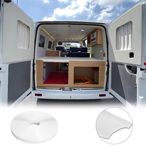 ZZERHUOO Trim Molding Insert Heavy Duty RV Trim Molding Weather Stripping Exterior Replacement Screw Cover Corner For Camper Travel Trailer Boat Channel Hydro Interior Top Auto for Your Car Restorer