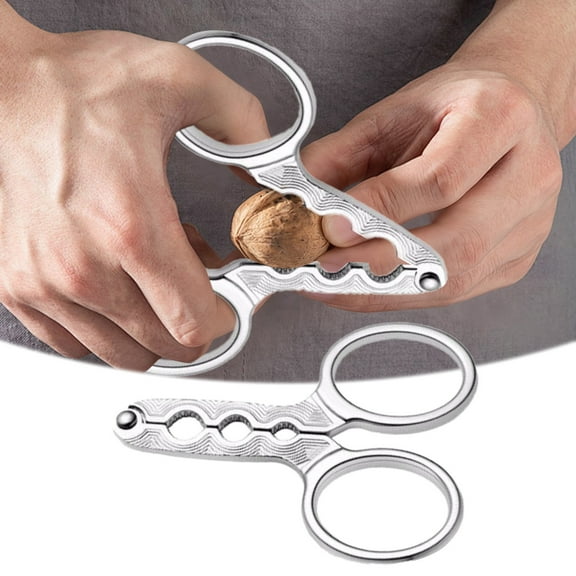 ZZERHUOO Useless Kitchen Gadgets Long plus Chopper Garlic Garlic Roller Tube Nut Cr Ackers N Uts Pistachio Sheller Opener Kitchen Stainless Steel N Utcracker M Ulti Function Walnut P Ine Sheller