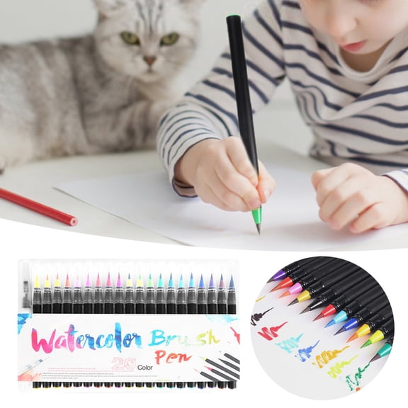 ZZERHUOO Watercolor Brush Pen With Flexible Soft Tip For Artists Painting Sketching Manga Calligraphy Water Brush Markers Watercolor(3ml) Toilet Stain Remover Heavy Duty Toilet Ring Remover Cow Pan