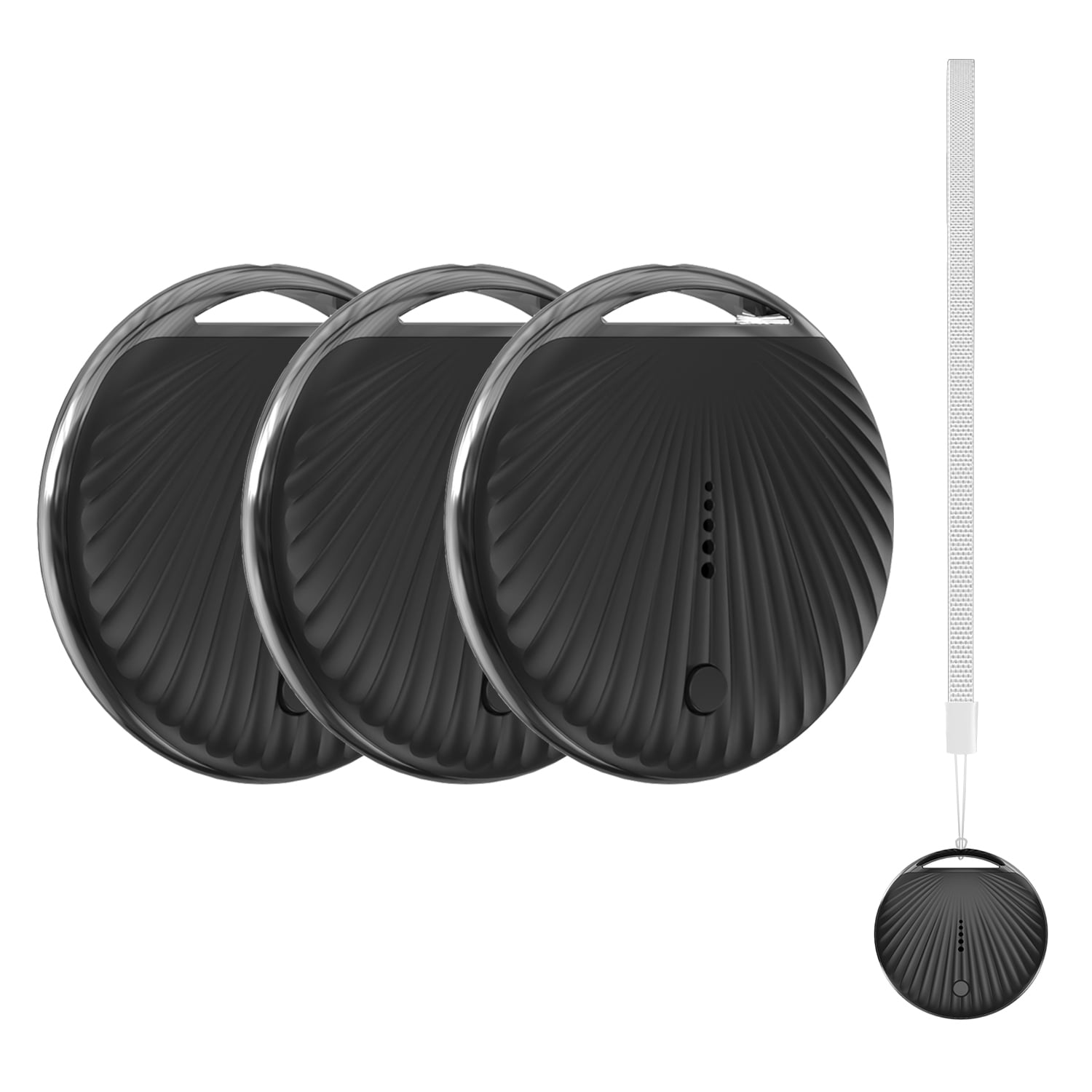 ZZHY Air Tracker 3 Pack Work with Apple Find My APP (iOS Only, Not for Android), Item Finders with Sound, Keys Finder and Item Locator for Luggage, Backpack, Suitcases, Replaceable Battery