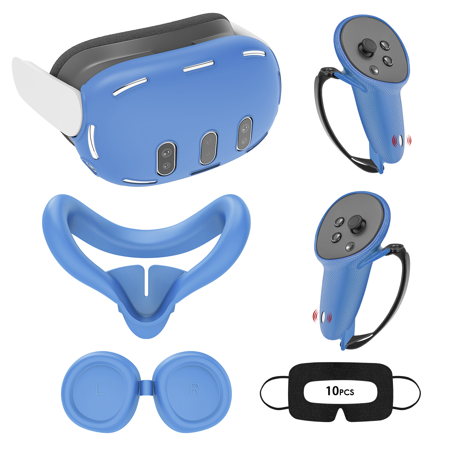 ZZHY VR silicone protective case suitable for Meta Quest 3, Oculus