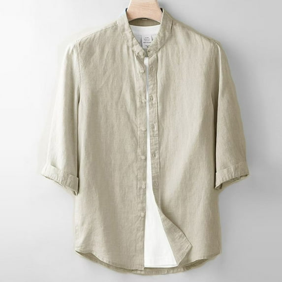 ZZHZGZ 4Th of July Black T Shirt Pack Men's Casual Shirts for Daily Wear Outdoor Activities and Relaxation Stylish Solid Colored Button Downs for Spring and Summer Xxl