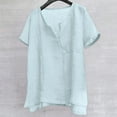 thumbnail image 1 of ZZHZGZ 4Th of July Linen Beach Shirts for Men Men's Linen Shirt Short Sleeve Hippie Casual Comfort Beach Yoga T Shirts Fourth of July Men Clothes Summer Xxxxl, 1 of 5