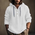 thumbnail image 1 of ZZHZGZ 4Th of July Mens Oversized Shirt Men's Shirt Hooded T Shirt Long Sleeve Casual Hooded Shirt for Spring and Autumn Men 4Th of July Men Denim Shirt Xl, 1 of 8