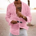 thumbnail image 1 of ZZHZGZ 4Th of July Oversized Men Linen Shirts for Men Ultrathin Casual Button down Shirts Long Sleeve Beach Shirt T Shirts for Men Late July Mens Tie Dye S, 1 of 7