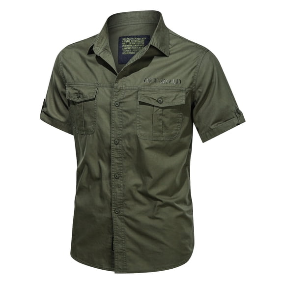 ZZHZGZ 4Th of July Graphic Tees Men Men's Short Sleeve Outdoor Washed Shirt Style Plus Sizes Shirts 4Th of July Mens Black Dress Shirt Xxxxl