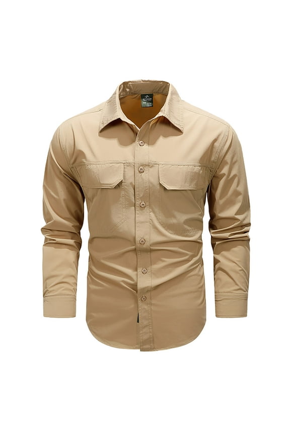 Fourth of July Mens Red Dress Shirt Men's Outdoor Long Sleeved Shirt Jacket with Heat Dissipation At The Back Late July Vintage Rapper Graphic Tees L