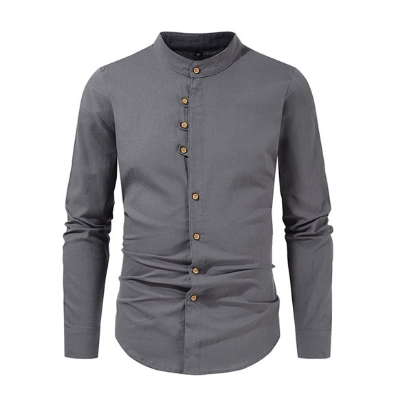 ZZHZGZ Fourth of July Red Button up Men Mens Shirt Steam Punk Retro Gothic Holiday Fashion Button Clothing Tops Fourth of July Oversized Gym T Shirts for Men L