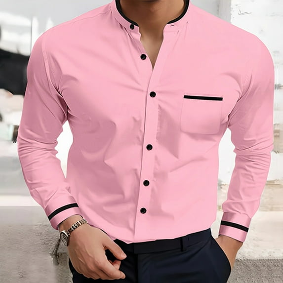 ZZHZGZ Fourth of July Tie Dye Tshirt Men Men's Long Sleeve Lapel Shirt Casual Patchwork Holiday Cardigan Shirts Tops 4Th of July Mens White Button down S