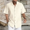 thumbnail image 1 of ZZHZGZ Fourth of July Tshirts Shirts for Men Graphic Men's Summer Casual Loose Beach Short Sleeved Shirt Shirt 4Th of July Graphic Shirts for Men Xxxl, 1 of 4