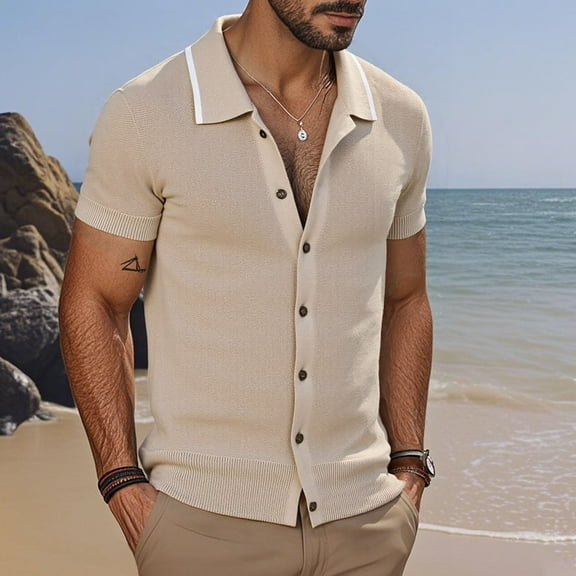 ZZHZGZ Fourth of July Graphic Shirts for Men Summer Men's New Short Sleeved Cool Silk Shirt Fourth of July Mens Graphic Tees Xxl