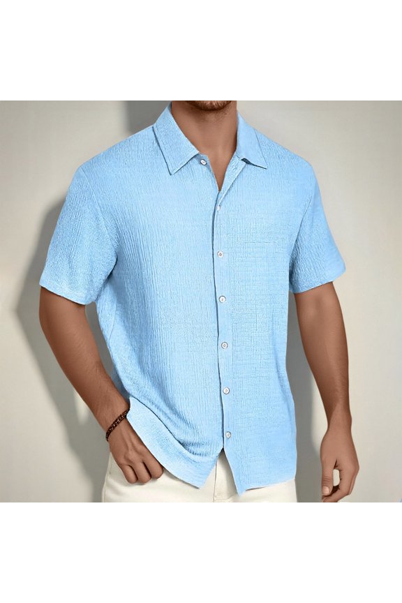 Fourth of July Graphic Tshirt Summer Man's Refreshing Casual Fashion Short Sleeve Shirt 4Th of July Mens Fitted Tshirts L