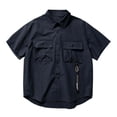 thumbnail image 1 of ZZHZGZ Fourth of July Mens Shirts Graphic Men's Vintage Workwear Style Shirt Loose Short Sleeves 4Th of July Mens Beach Clothes Xxl, 1 of 3