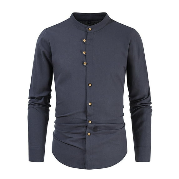 ZZHZGZ Fourth of July Red Button up Men Mens Shirt Steam Punk Retro Gothic Holiday Fashion Button Clothing Tops Late July Oversize T Shirt Men L