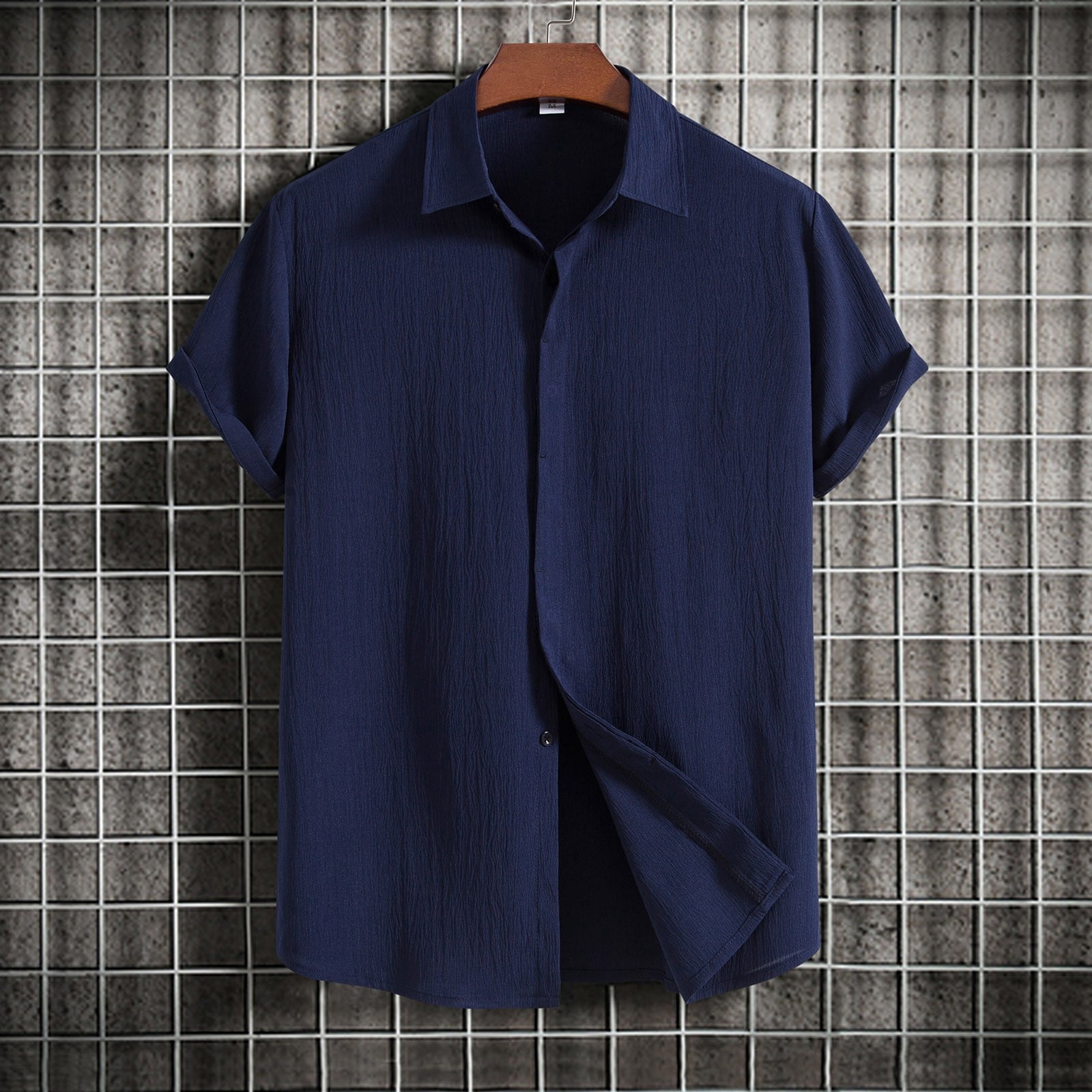 ZZHZGZ Fourth of July Summer Wear for Men Men's New Short Sleeve Shirt — free download