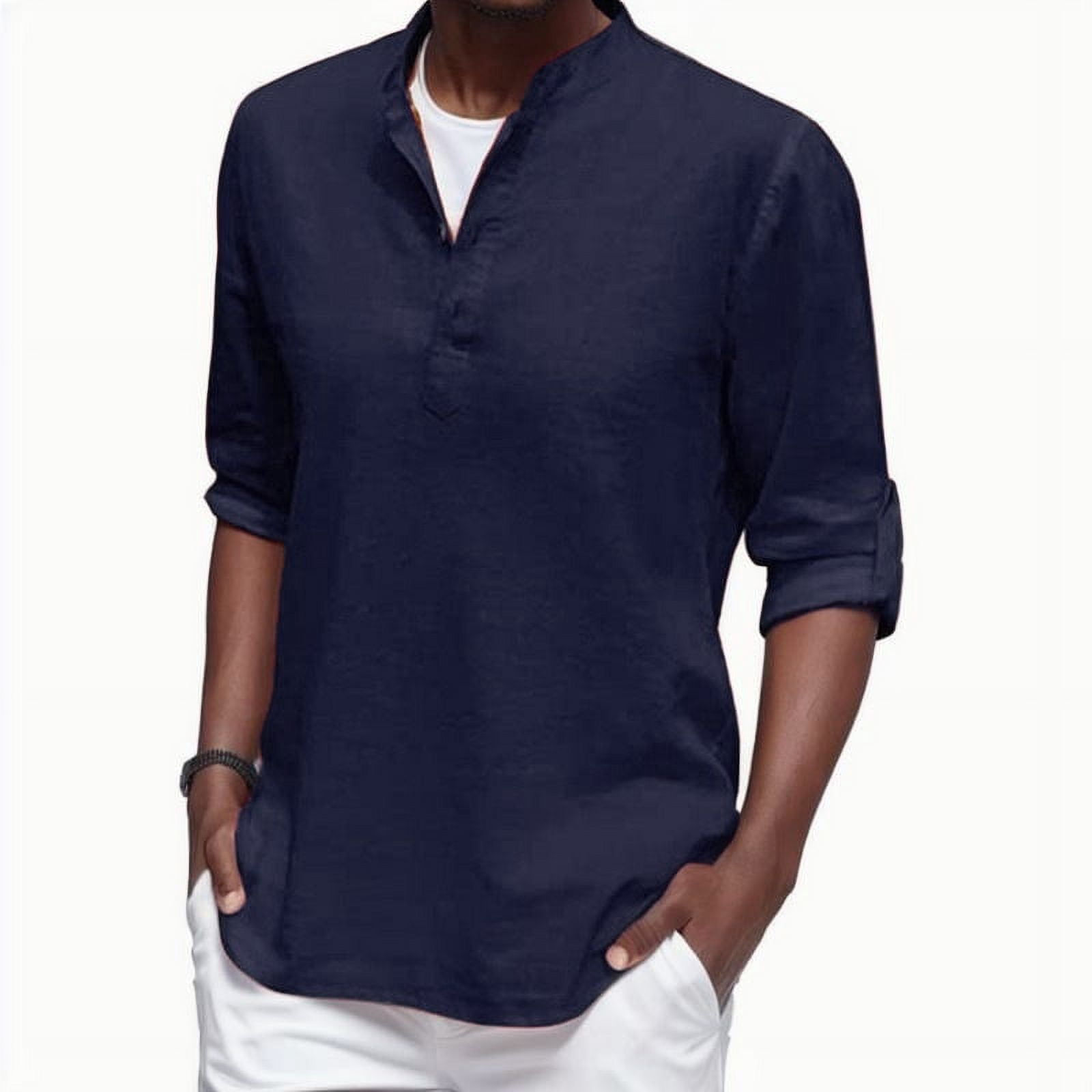 Men Solid Cotton Casual Dark Purple Shirt main image 1