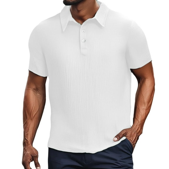 ZZHZGZ Late July Mens Dress Shirts Slim fit Men's Casual Shirt Summer Comfortable Relaxed fit Solid Color Turn down Collar Breathable Soft Stretchable Fabric for Daily Wear Xl