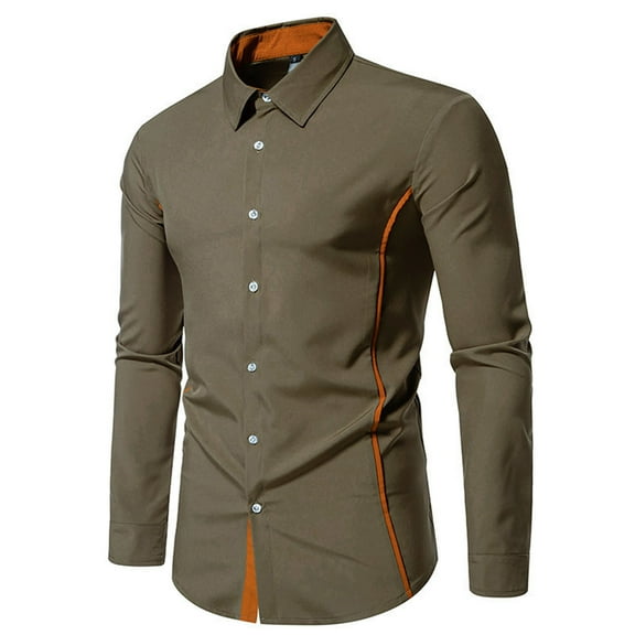 ZZHZGZ Late July Mens Linen Beach Shirt 2025 Men's Casual Fashion Long Sleeved Shirt Fourth of July Mens Black Undershirt Xxl