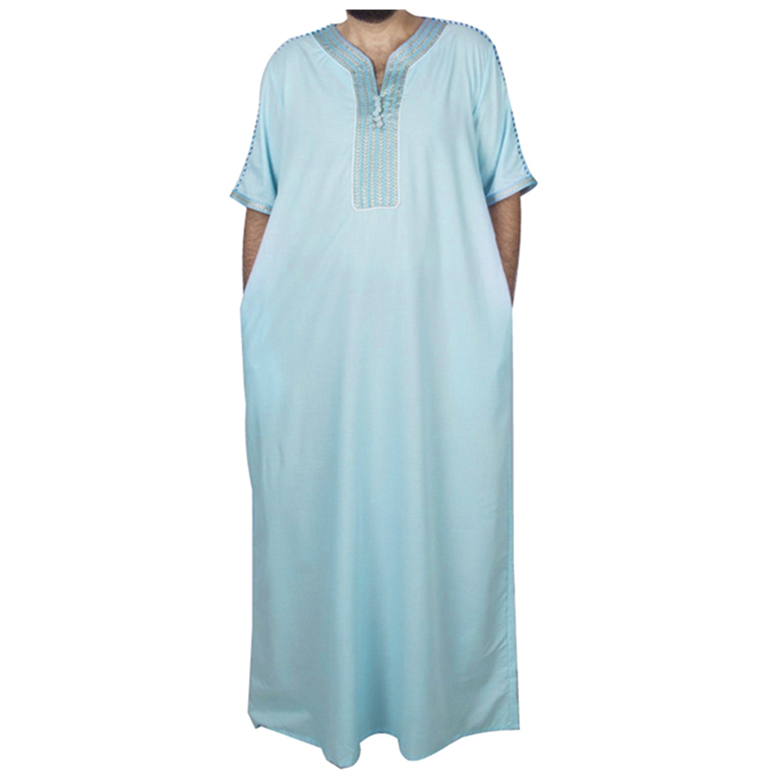 Yellow Arab Robe ZZHZGZ Late July Mens Yellow Tshirt Mens Embroidered Robe Arab Hui ...