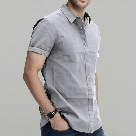 ZZHZGZ Late July T Shirts for Men Graphic Men Short Sleeve Dress Shirt Regular fit Stretch Business Casual Button down Shirt 4Th of July Mens White Dress Shirt Long Sleeve M