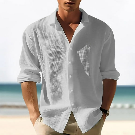 ZZHZGZ Late July Tie Dye Men 2025 Men's Solid Color Small Long Sleeved Autumn Fashion Casual Shirt Street Cardigan Late July T Shirts for Men Graphic S