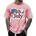 thumbnail image 1 of ZZHZGZ Mens 4Th of July Shirt Men T Shirt Men's T Shirts for Everyday Wear Relaxed Fit Short Sleeve Crew Neck Graphic Tees Ideal Summer Top for Casual Outfits L, 1 of 2