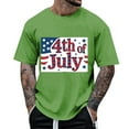 thumbnail image 1 of ZZHZGZ Mens 4Th of July Shirt Men T Shirt Men's T Shirts for Everyday Wear Relaxed Fit Short Sleeve Crew Neck Graphic Tees Ideal Summer Top for Casual Outfits Xxxl, 1 of 2