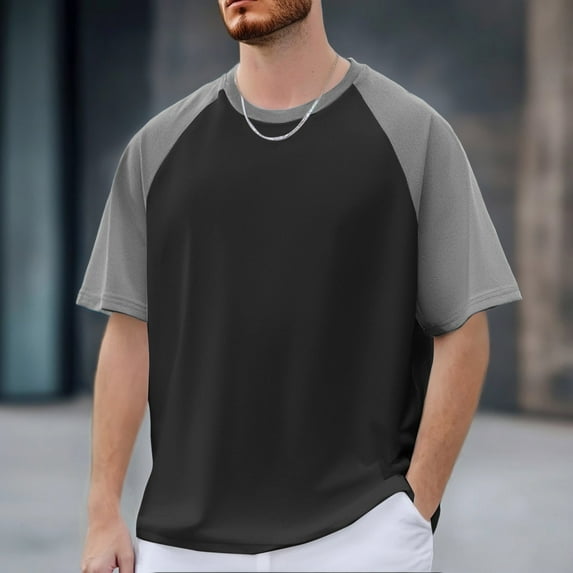 ZZHZGZ Mens 4Th of July Shirt Men T Shirt Short Sleeved Basketball Sports Split T Shirt Appearance Suit Men's Warm Up Shooting Sweat Wicking College Student Trendy Xl