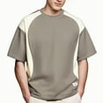 thumbnail image 1 of ZZHZGZ Mens 4Th of July Shirt Men T Shirts Pack Men's Casual T Shirts for Daily Wear and Sports with Color Block Style for Spring and Summer Ideal for Shorts and Pants M, 1 of 3