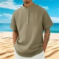 thumbnail image 1 of ZZHZGZ Mens 4Th of July Shirt Men T Shirts Pack Men's Casual V Neck Striped T Shirts for Work and Outdoor Activities Comfortable Loose Fit for Spring and Summer Xxxl, 1 of 3