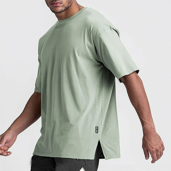 ZZHZGZ Mens 4Th of July Shirt Men T Shirt Men‘S Casual Fashion Pure Color T Shirts Summer Workout Tops Soft Loose Tees Xxxl