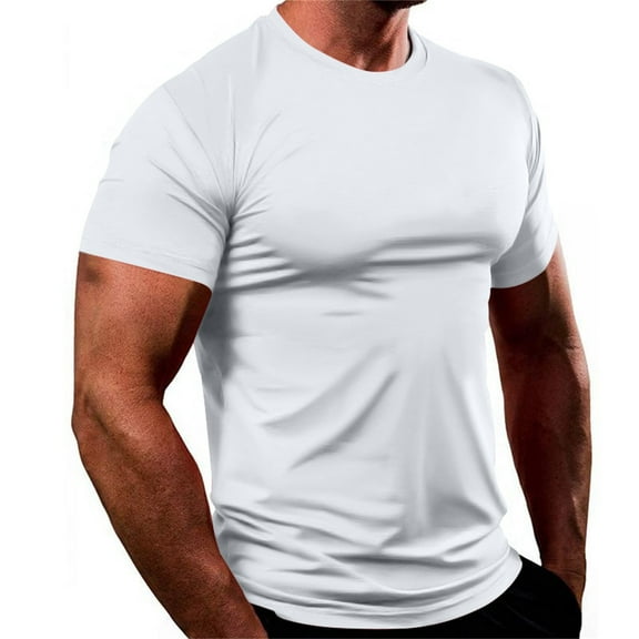 ZZHZGZ Mens 4Th of July Shirt Men T Shirt Men's Summer Round Neck Short Sleeve Men's Home Leisure Sports T Shirt Xxxl