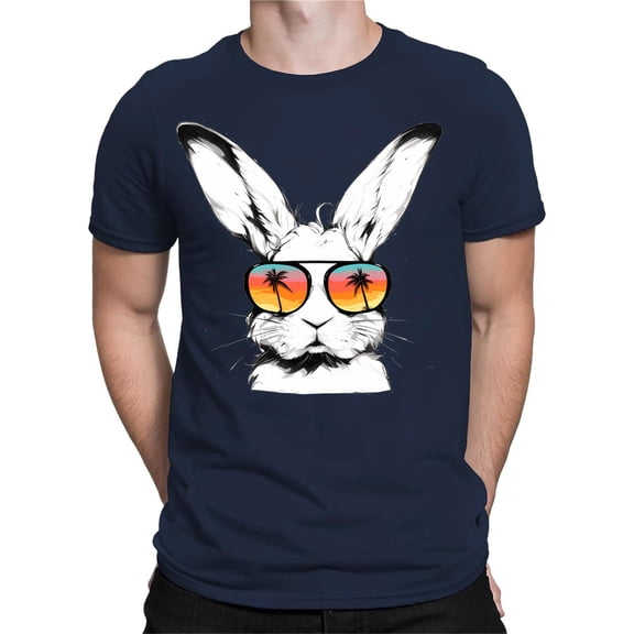 ZZHZGZ Mens 4Th of July Shirt Men T Shirts Graphic Easter Men's Street Hop T Shirt Printing Short Sleeve Summer Fashion Men's Clothing Xxl