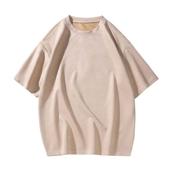 ZZHZGZ Mens 4Th of July Shirt Men T Shirts Graphic Male Spring Summer Suede Short Sleeve T Shirt Solid Color Comfortable Round Neck Top Xxl