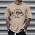 thumbnail image 1 of ZZHZGZ Mens 4Th of July Shirt Men T Shirts Graphic Men's Summer Casual Letter Print Short Sleeve T Shirt Xxl, 1 of 3