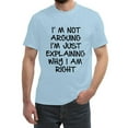 thumbnail image 1 of ZZHZGZ Mens 4Th of July Shirt Men T Shirts I'M Not Arguing I'M Just Explaining Why I'M Right T Shirt S, 1 of 2