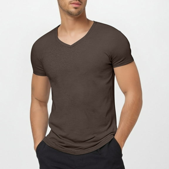 ZZHZGZ Mens 4Th of July Shirt Men T Shirts Pack Mens V Neck Shirts Short Sleeve Casual Stylish Beach Vacation T Shirt Summer Hippie Tops L