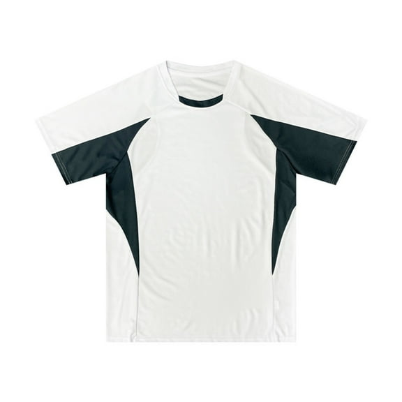 ZZHZGZ Mens 4Th of July Shirt Men T Shirts Plain Men's Color Matching Sport Loose Bottom Shirt Crew Neck Short Sleeved T Shirt L