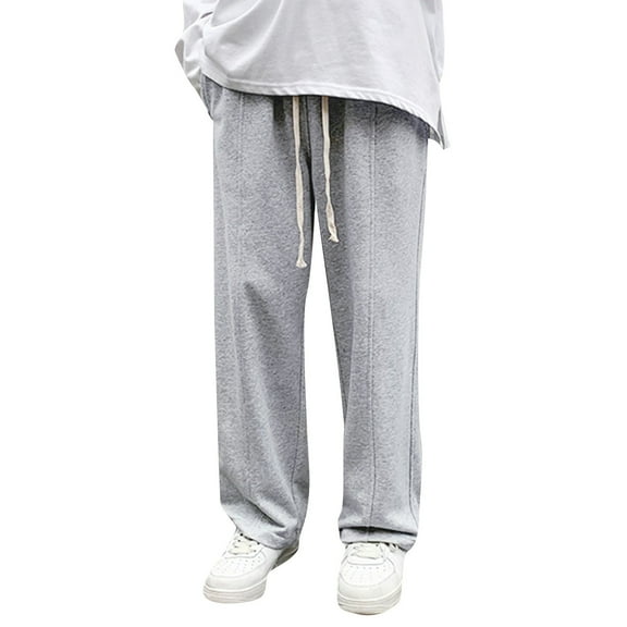 ZZHZGZ Sweatpants for Men Big & Tall Men’S Casual Pants 3Xl-6Xl – High Stretch Elastic Waist Pants with Zipper Pockets, Comfortable Non-Bulky Fit for Daily Wear M