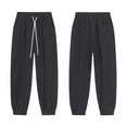 thumbnail image 1 of ZZHZGZ Sweatpants for Men Long for Men Joggers for Men Male Casual Solid Slim Suit Pants Zipper Fly Pocket Straight Pants Trousers Cargo Pants for Men L, 1 of 6
