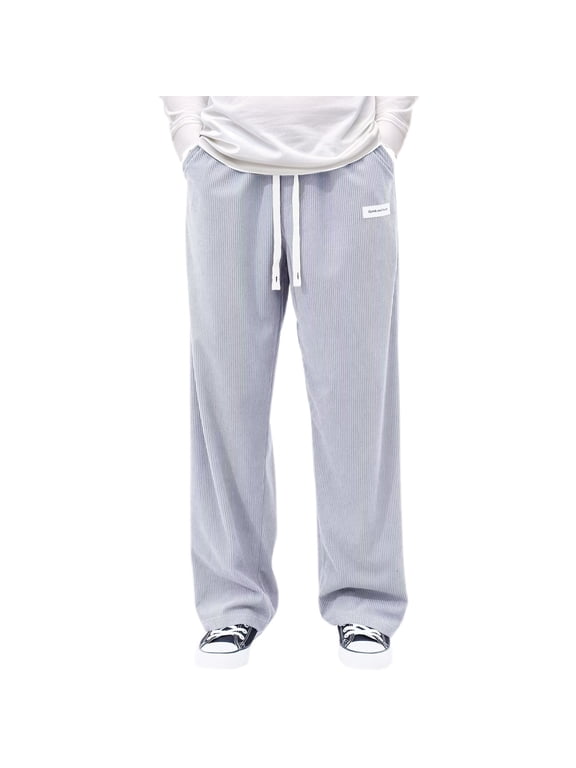 Sweatpants for Men Mens Lined Cargo Pants Outdoor Winter Thermal Work Pants Casual Straight Pants Lightweight Hiking Pants with Pockets Xl