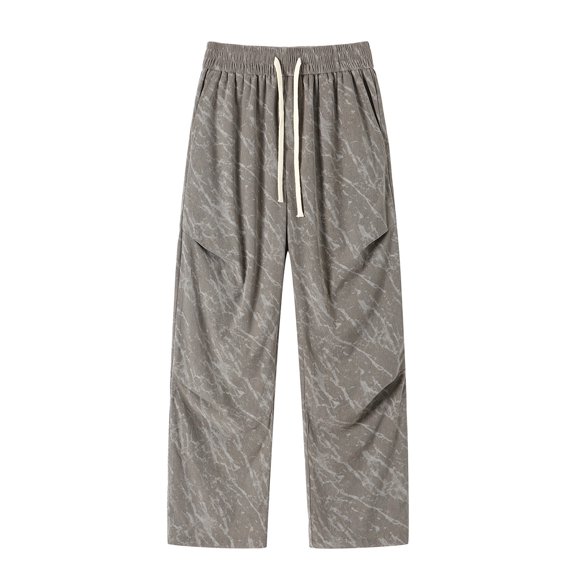 ZZHZGZ Sweatpants for Men Men Pants ,Men's Drawstring Elastic Waist Solid Color Pocket Trousers Loose Movement Xxl