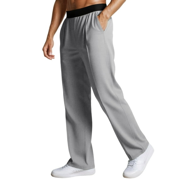 ZZHZGZ Sweatpants for Men Men's and Big Men's Double Knit Joggers Pants, Sizes S-5Xl S