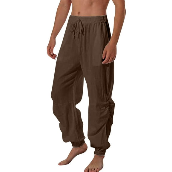 ZZHZGZ Sweatpants for Men Mens Flat Front Pant, Slim Fit Xl