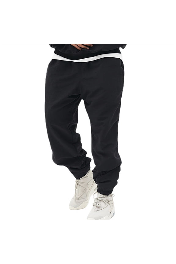 Sweatpants for Men Mens Pants Stretch Work Dress Pants Lightweight Casual Pants with Silicone Grip Waistband L